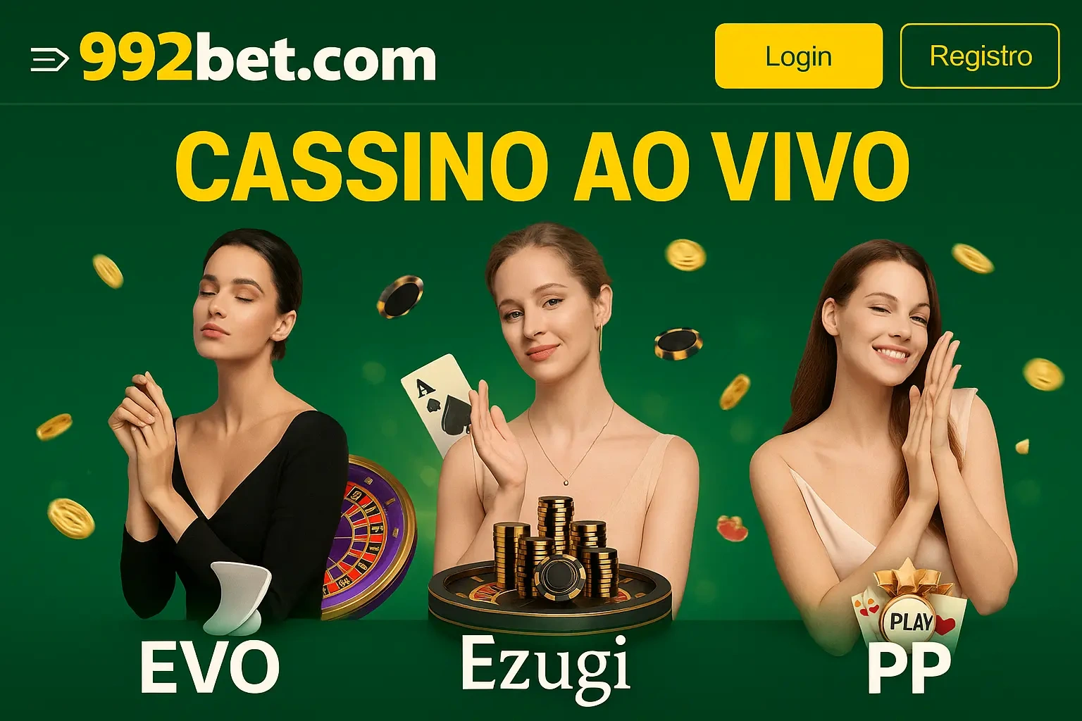 cassino online ao vivo